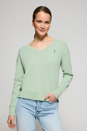 Polo Club® Maglione In Filo Con Scollo A V E Logo Ricamato Rigby Go
