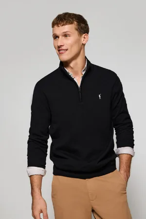 Polo Club® Maglione In Filo Con Cerniera E Logo Ricamato Rigby Go