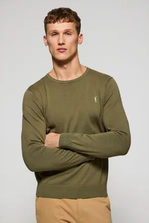 Polo Club® Maglione Verde Chiaro In Filo A Girocollo E Ricamo Rigby Go