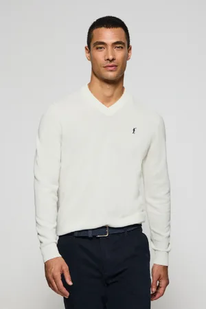 Polo Club® Maglione In Filo Con Scollo A V E Ricamo Rigby Go