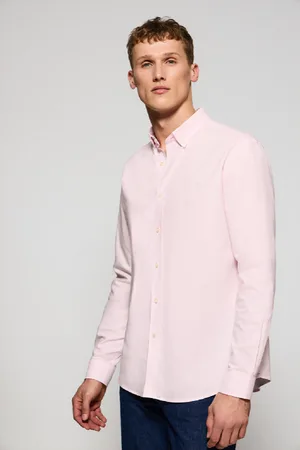 Polo Club® Camicia A Tinta Unita Oxford Con Logo Ricamato