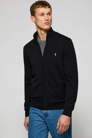Polo Club® Cardigan In Filo Con Cerniera E Ricamo Rigby Go