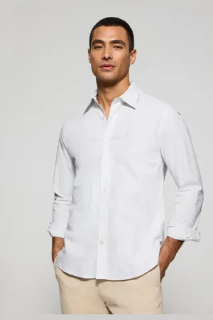 Polo Club® Camicia Righe Yale Grigia Chiara Con Logo Ricamato Rigby Go