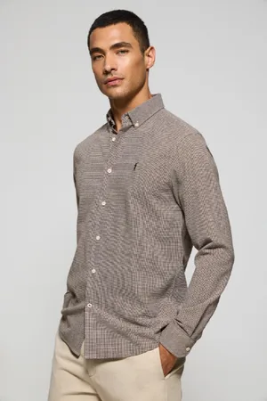 Polo Club® Camicia Williams Pied De Poule Con Logo Rigby Go Ricamato