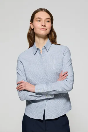 Polo Club® Camicia Con Pied De Poule E Ricamo Rigby Go