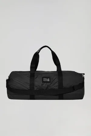 Polo Club® Borsa Leggera Da Viaggio Nera Con Particolare