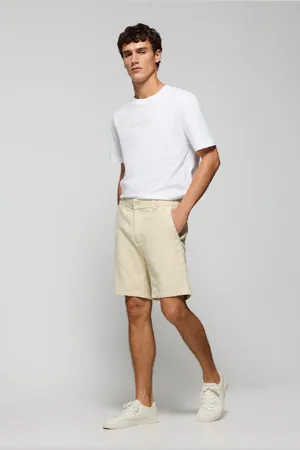 Polo Club® Pantaloncini Bali In Lino E Cotone Color Con Dettagli Ricamati