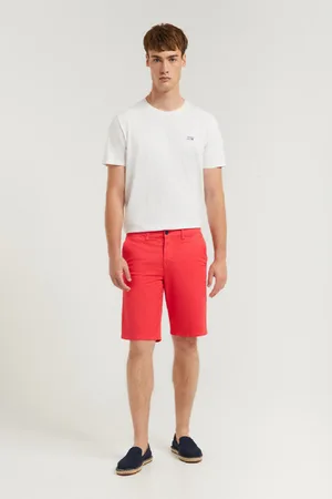 Polo Club® Bermuda Relaxed Rossi Con Logo Ricamato
