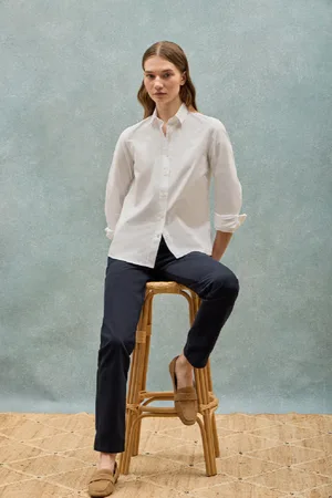Polo Club® Camicia Regular Fit Bianca Con Ricamo