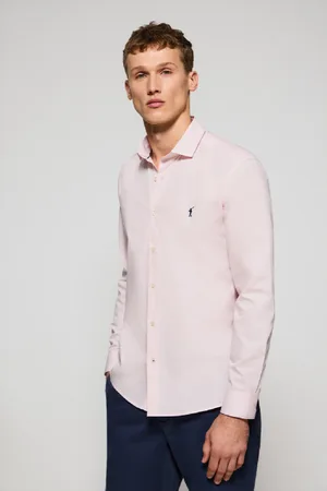 Polo Club® Camicia Slim In Popeline Con Logo Rigby Go Ricamato