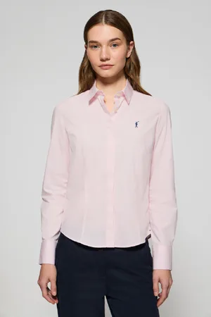 Polo Club® Camicia Slim In Popeline Con Logo Rigby Go Ricamato