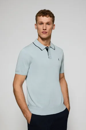 Polo Club® Polo Blu Chiaro In Filo Con Bottoni E Ricamo Rigby Go