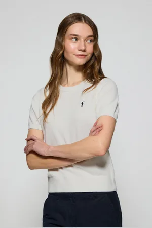 Polo Club® Maglione A Girocollo In Filo A Maniche Corte E Ricamo Rigby Go