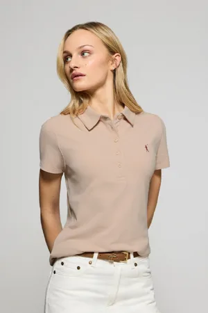 Polo Club® Polo Pereira Nude A Cinque Bottoni Con Ricamo Rigby Go