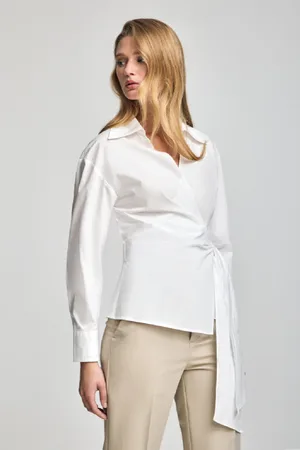 Polo Club® Camicia Bianca A Doppio Petto Meggan Con Dettagli