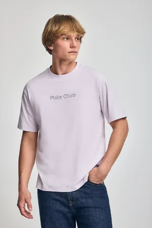 Polo Club® Maglietta Color A Maniche Corte E A Girocollo Con Logotipo