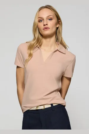 Polo Club® Polo Pedraza Nude Senza Bottoni Con Logo In Gomma