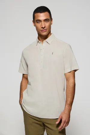 Polo Club® Camicia Color A Polo In Lino-Cotone Con Ricamo Rigby Go