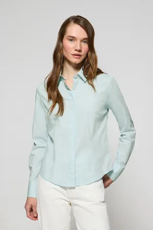 Polo Club® Camicia Slim In Popeline Con Logo Rigby Go Ricamato