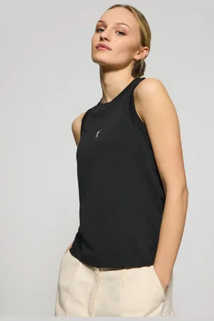 Polo Club® Maglietta Basic Nera Smanicata A Girocollo Con Logo Rigby Go Ricamato