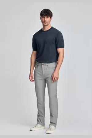 Polo Club® Pantaloni Slim Voss Grigi Con Cinque Tasche