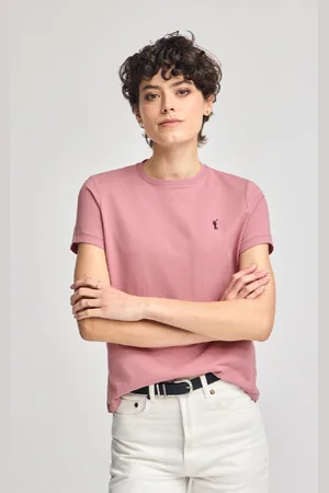 Polo Club® Maglietta Rosa Cipria A Girocollo E Ricamo Rigby Go