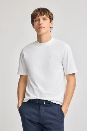 Polo Club® Maglietta Bianca In Cotone Con Ricamo Rigby Go