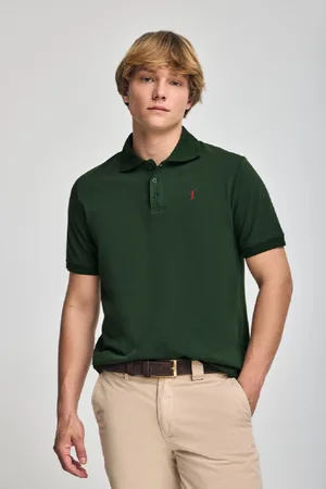 Polo Club® Polo A Maniche Corte E Tre Bottoni Con Logo Rigby Go Ricamato