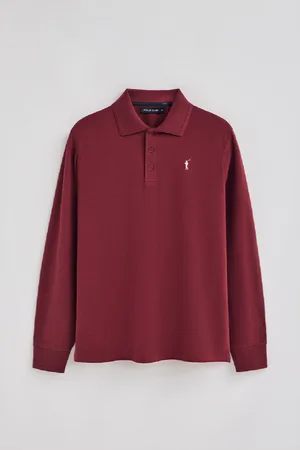 Polo Club® Polo A Maniche Lunghe Con Tre Bottoni Con Logo Rigby Go