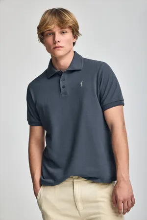 Polo Club® Polo A Maniche Corte E Tre Bottoni Con Logo Rigby Go Ricamato