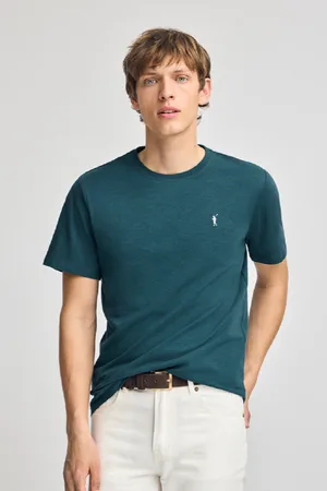 Polo Club® Maglietta Blu In Cotone Flammé Con Ricamo Rigby Go