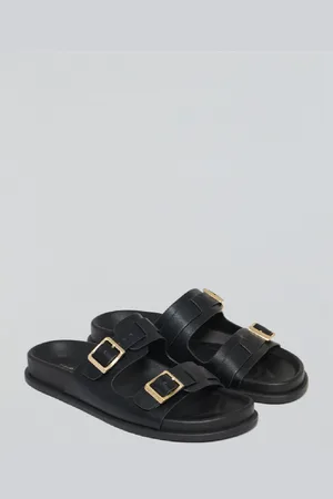 Polo Club® Sandali Blake Neri Bio Con Fibbie