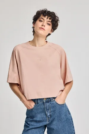 Polo Club® Maglietta Color Nude Danae Con Logo Ricamato