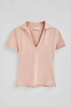 Polo Club® Polo Nude In Cotone E Lino Senza Bottoni Con Ricamo Rigby Go