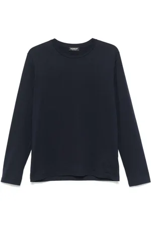 Dondup Maglia mini logo ricamo sull