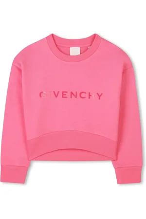 Givenchy Felpa lampone logo lettering