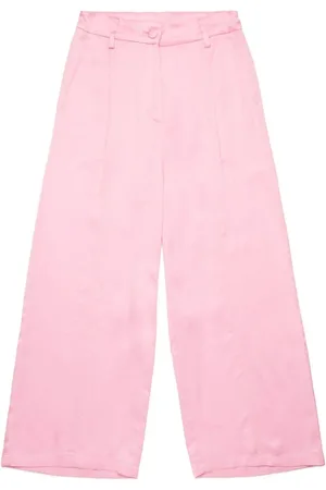N.21 Kids Pantalone rosa satin