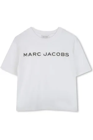 Marc Jacobs T-shirt bianca logo mini borchie