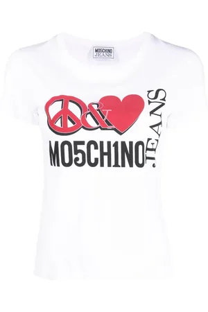 Moschino T-shirt Donna Bianca Cotone