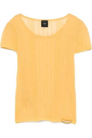 Pinko T-shirt tambora arancione