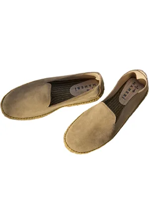 MANEBI Espadrillas Hamptons scamosciati tono su tono