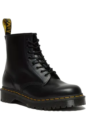 Dr. Martens Stivali Platform Bex 1460 in pelle Smooth nero