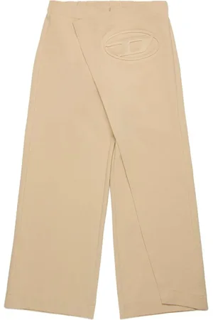 Diesel Pantalone beige taglio lateale