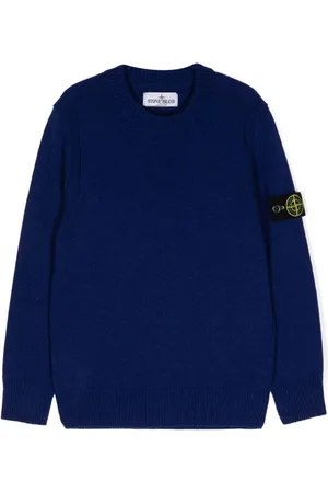 Stone Island Maglione logo Compass laterale