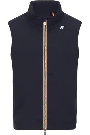 K-Way Gilet valen stretch nylon jersey blu