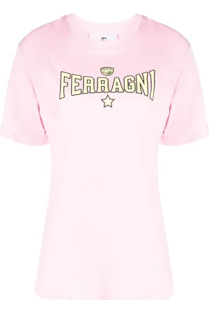Chiara Ferragni T-shirt big logo ricamo