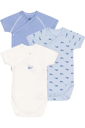 Petit Bateau Set blu fantasia neonato (3pz)