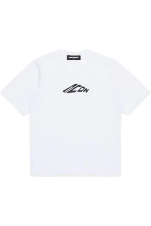 Dsquared2 T-shirt bianca logo icon