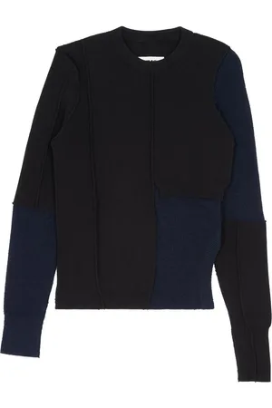 Maison Margiela Maglia Donna Nero Cotone