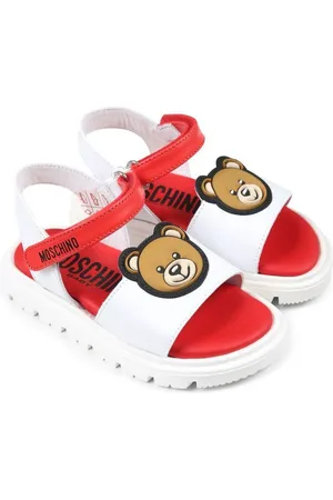 Moschino Sandali bicolor con teddy superiore